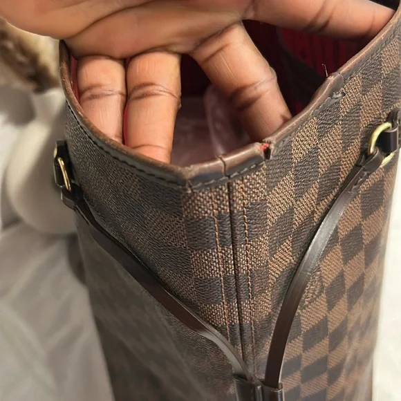 Louis Vuitton Neverful GM N51106 tote Bag GI0142 Ebenu+ COA - Picture 8 of 17